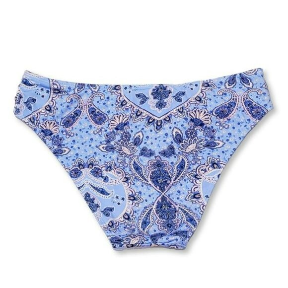 NWT Lucky Brand Blossom Floral Print Tab Side Swim Bikini Bottom - Picture 6 of 8